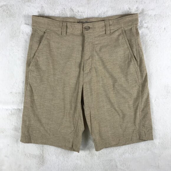 Men's Size 33 EDDIE BAUER 10 Inch TRAVEX Shorts Fishing Hiking Outdoor - Picture 7 of 7